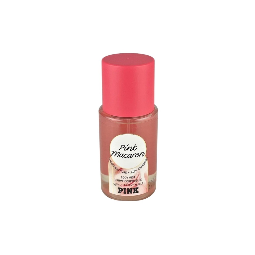 Victoria's Secret PINK Pink Macaron Body Mist 2.5oz Juicy Cranberry Travel Size